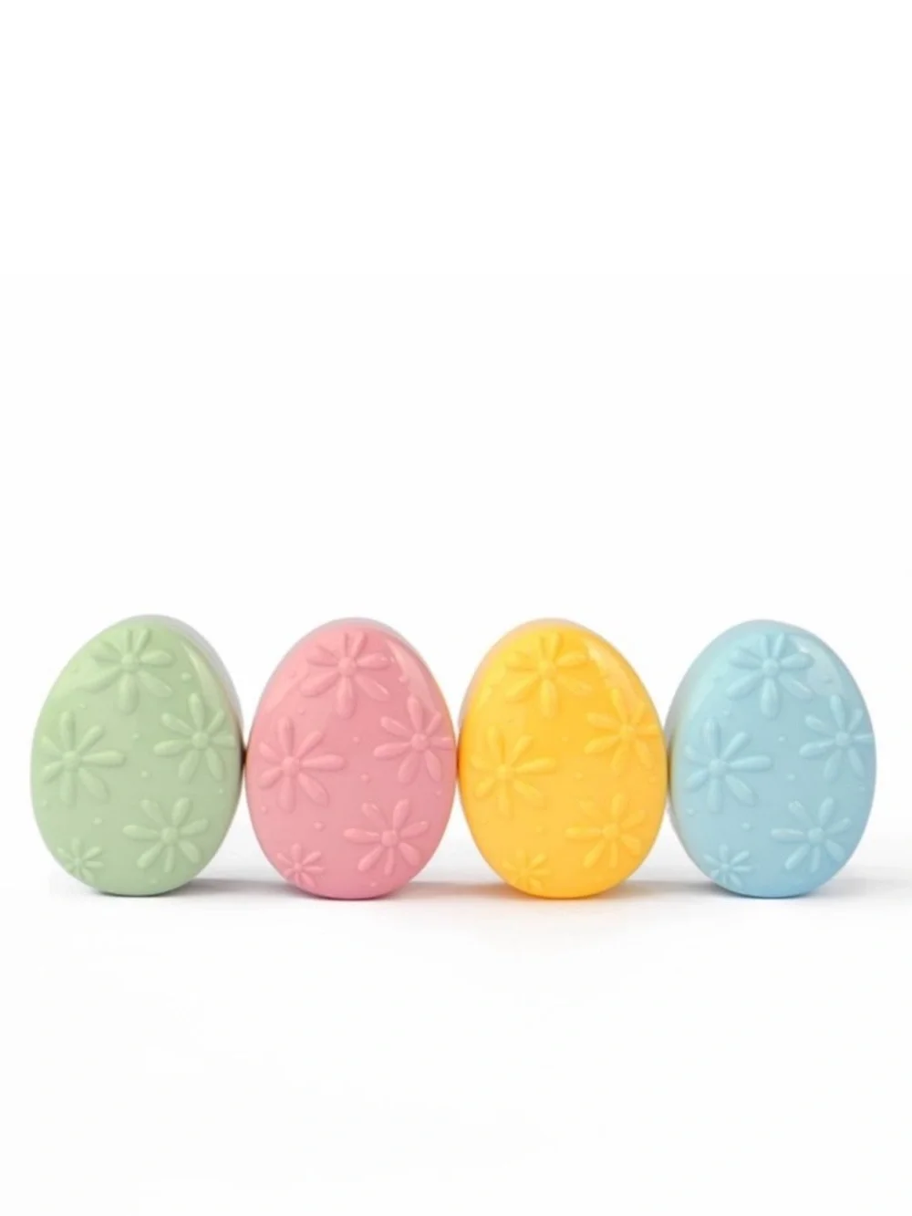 New Target Bullseye Playground Set of 8 Pastel Floral Egg Shaped Containers